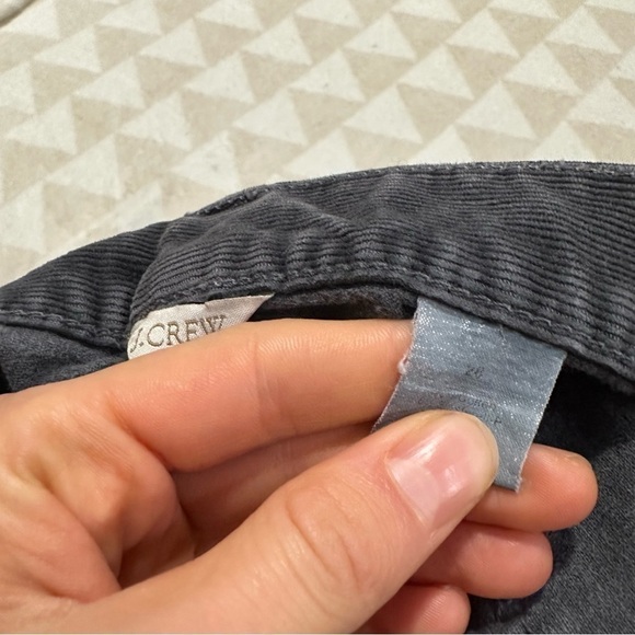 J crew corduroy gray skinny ankle pants 26 - Picture 5 of 6